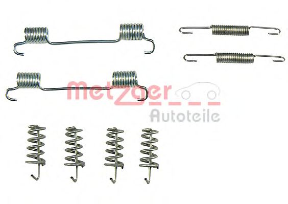 Тормозные колодки барабанные METZGER KR 989