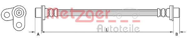 Тормозной шланг METZGER 4110746