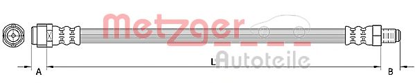 Тормозной шланг METZGER 4110921