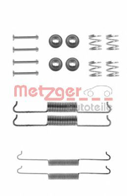 Ремкомплект барабанных колодок METZGER 105-0521