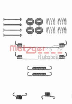 Ремкомплект барабанных колодок METZGER 105-0777