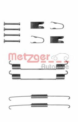 Ремкомплект барабанных колодок METZGER 105-0781