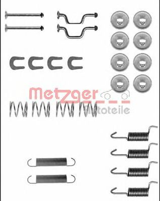 Ремкомплект барабанных колодок METZGER 105-0810