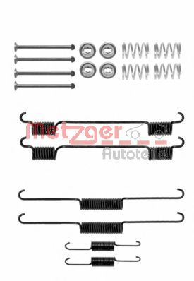 Ремкомплект барабанных колодок METZGER 105-0817