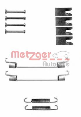 Ремкомплект барабанных колодок METZGER 105-0827