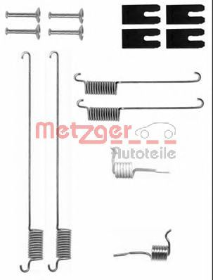 Ремкомплект барабанных колодок METZGER 105-0829