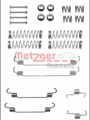 Ремкомплект барабанных колодок METZGER 105-0835