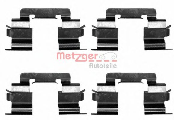 Скобы тормозных колодок METZGER 109-1216