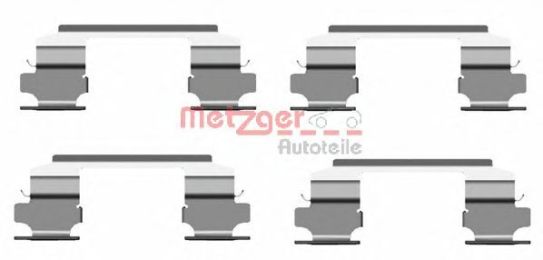 Скобы тормозных колодок METZGER 109-1686