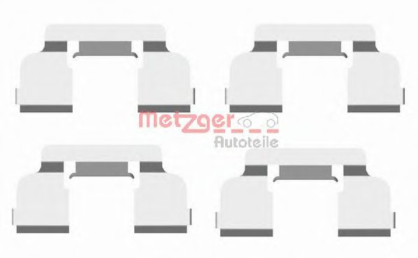 Скобы тормозных колодок METZGER 109-1698