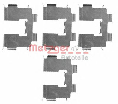 Скобы тормозных колодок METZGER 109-1717