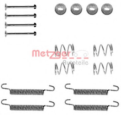 Ремкомплект барабанных колодок METZGER 105-0791