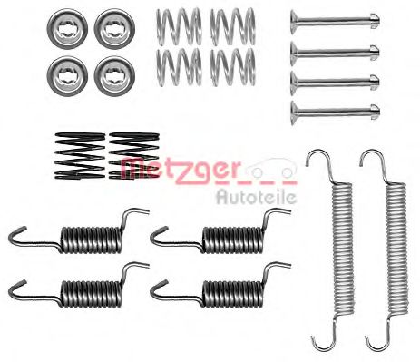 Ремкомплект барабанных колодок METZGER 105-0899