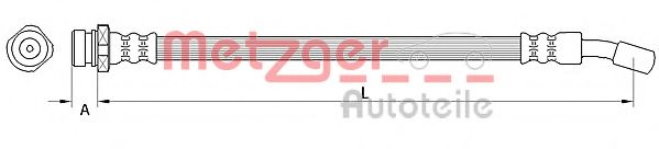 Тормозной шланг METZGER 4111032