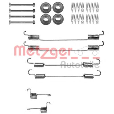 Ремкомплект барабанных колодок METZGER 105-0021