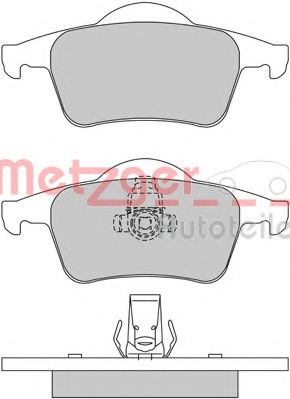 Тормозные колодки METZGER 1170011