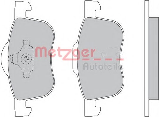 Тормозные колодки METZGER 1170013
