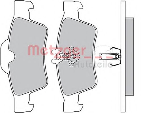 Тормозные колодки METZGER 1170049