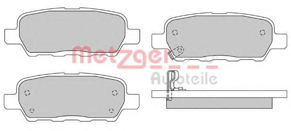 Тормозные колодки METZGER 1170079