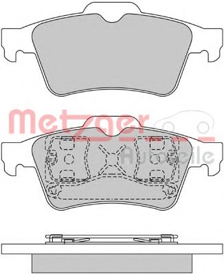 Тормозные колодки METZGER 1170080
