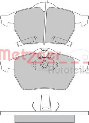 Тормозные колодки METZGER 1170098