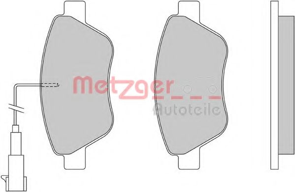 Тормозные колодки METZGER 1170117