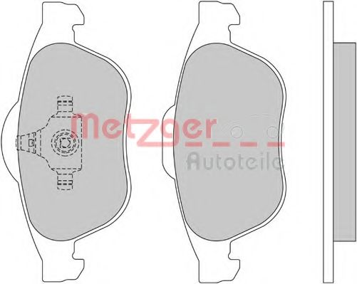 Тормозные колодки METZGER 1170161