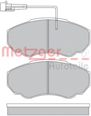 Тормозные колодки METZGER 1170227