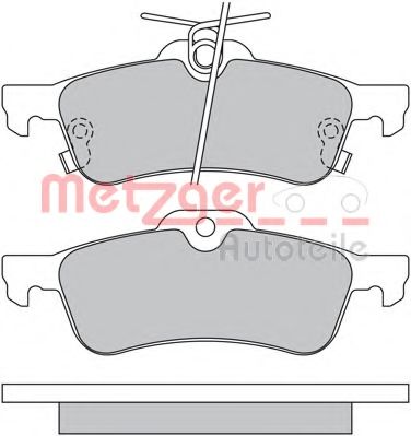 Тормозные колодки METZGER 1170247
