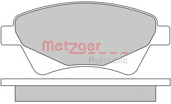 Тормозные колодки METZGER 1170255