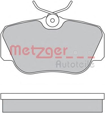 Тормозные колодки METZGER 1170266