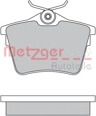 Тормозные колодки METZGER 1170269