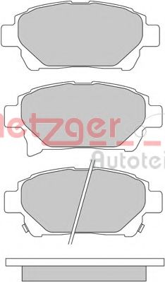 Тормозные колодки METZGER 1170586