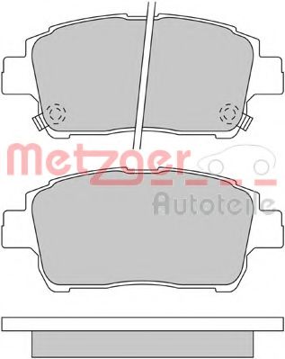 Тормозные колодки METZGER 1170322