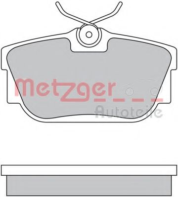 Тормозные колодки METZGER 1170332