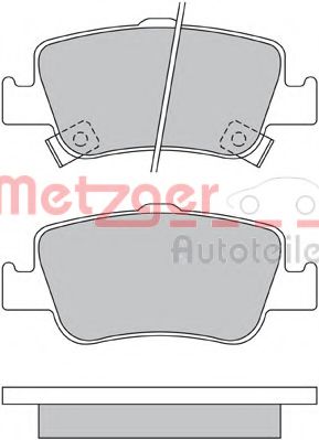 Тормозные колодки METZGER 1170334