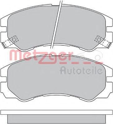 Тормозные колодки METZGER 1170352