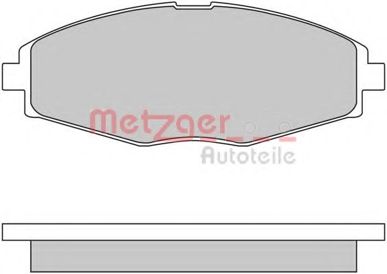 Тормозные колодки METZGER 1170354