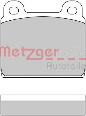 Тормозные колодки METZGER 1170370