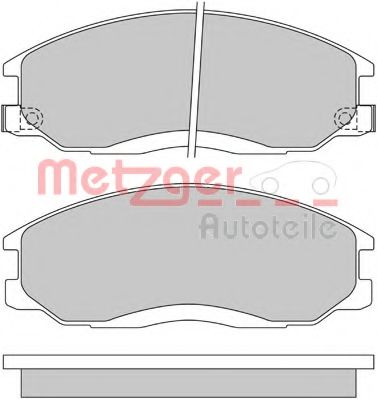 Тормозные колодки METZGER 1170402