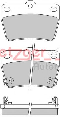 Тормозные колодки METZGER 1170420