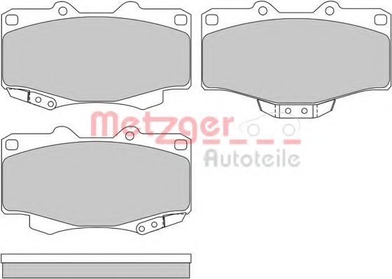 Тормозные колодки METZGER 1170428