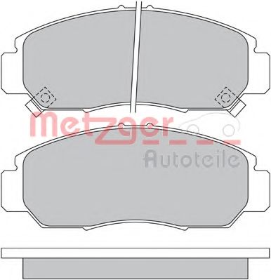Тормозные колодки METZGER 1170536