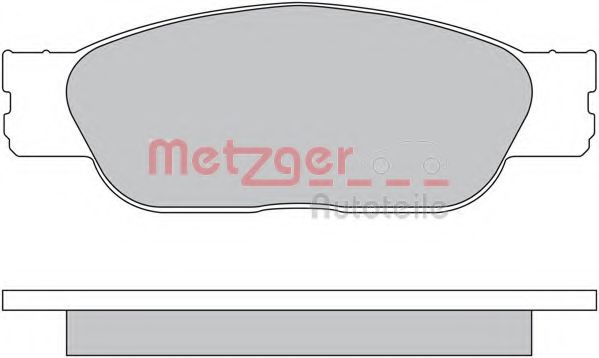 Тормозные колодки METZGER 1170610