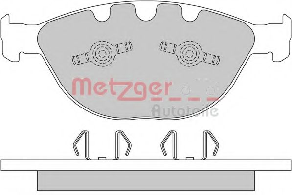Тормозные колодки METZGER 1170380