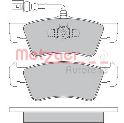 Тормозные колодки METZGER 1170560