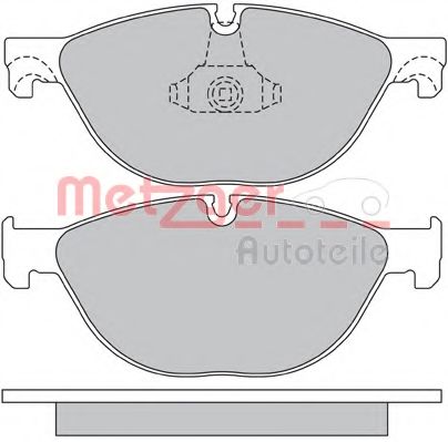 Тормозные колодки METZGER 1170564