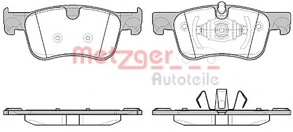 Тормозные колодки METZGER 1170804