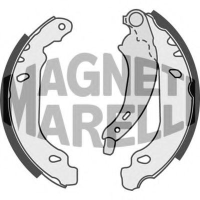 Тормозные колодки барабанные MAGNETI MARELLI 360219192189