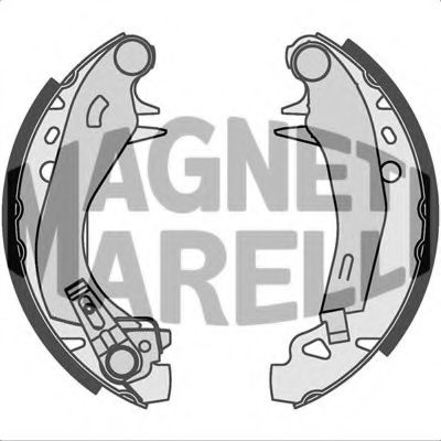 Тормозные колодки барабанные MAGNETI MARELLI 360219192192
